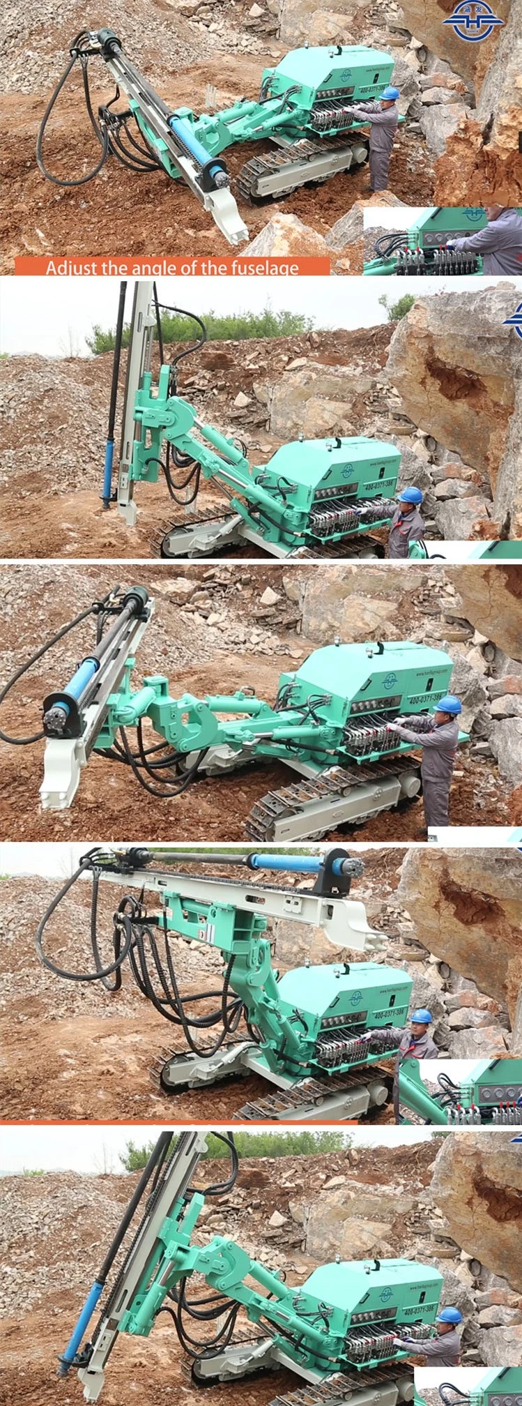 Hydraulic Down The Hole Rock Drill Crawler Coal Drill Mine DTH Blasting Drilling Rig